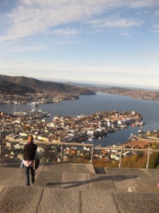 on Mt. Fløyen
